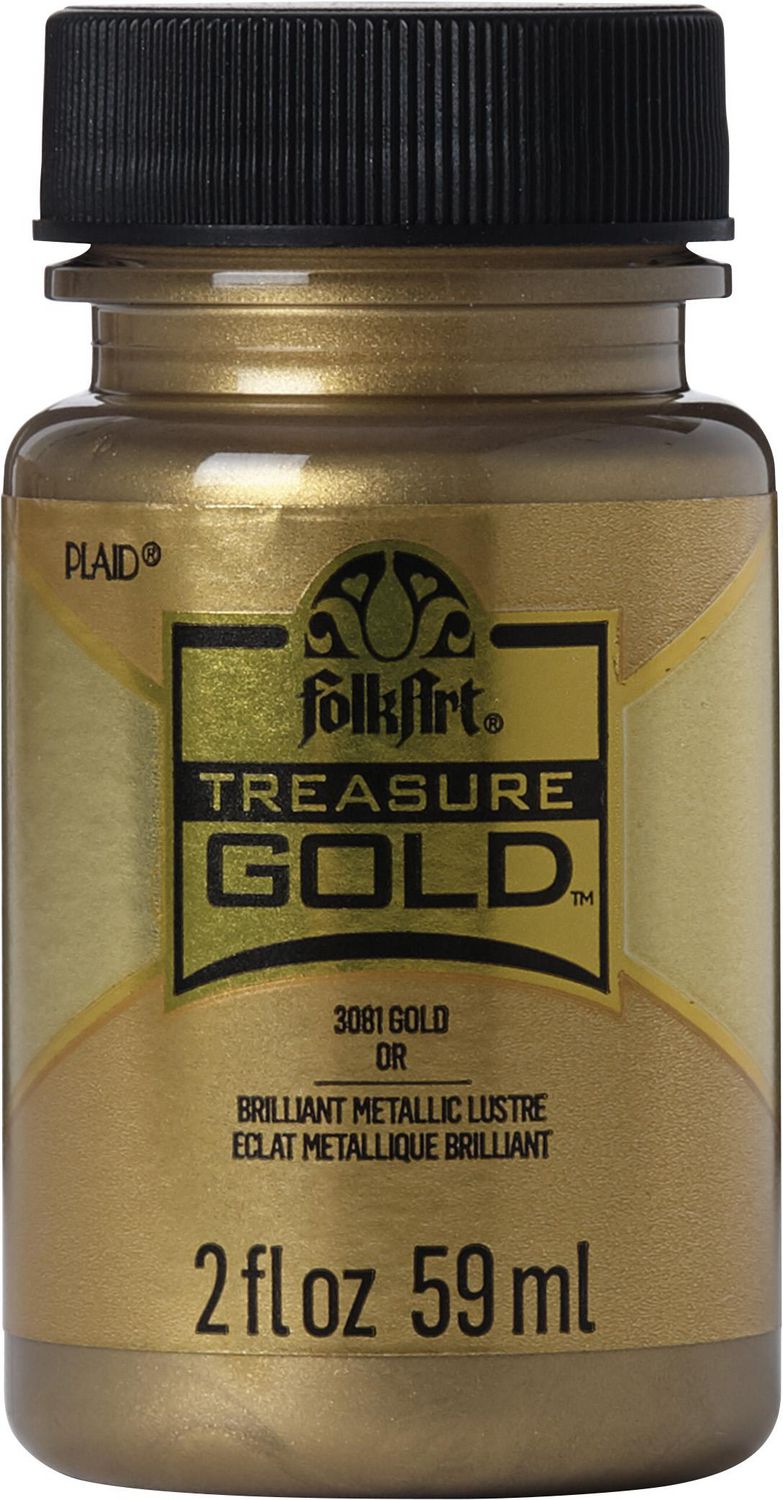 FolkArt Treasure Gold Acrylic Paint, Gold, FolkArt Treasure Gold